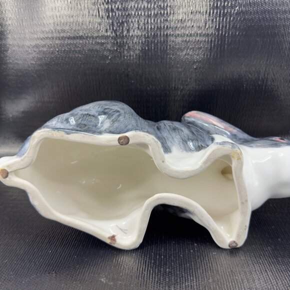 Vintage Italian Pottery Bunny Rabbit 12inch Ceramic Figurine Made In Italy VTG - Picture 11 of 15